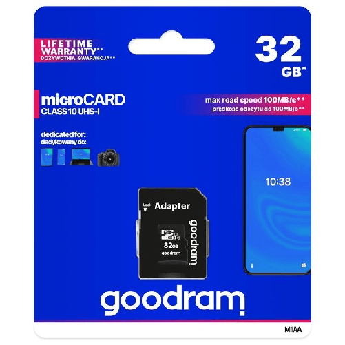 Goodram-M1AA-32-GB-MicroSDHC-UHS-I-Classe-10