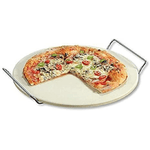 Kesper 71550 - Pietra refrattaria per pizza, in ceramica cordierite, diametro 30 cm, spessore 1 cm