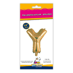 Palloncino Rocca Fun Factory lettera Y oro minishape 14 - 35cm . 1pz