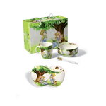 Fade 50243 Penso pappa Baby set 4 pezzi per bambini, in porcellana, multicolore