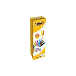 BIC Crystal Nero, Blu, Verde, Azzurro, Verde chiaro, Arancione, Rosa, Viola, Rosso