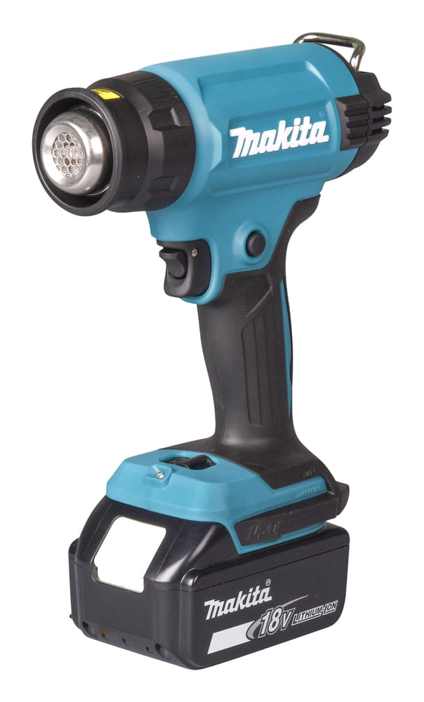 Makita-DHG181ZJ-pistola-a-caldo-Pistola-ad-aria-calda-200-l-min-550-°C-Nero-Colore-foglia-di-te