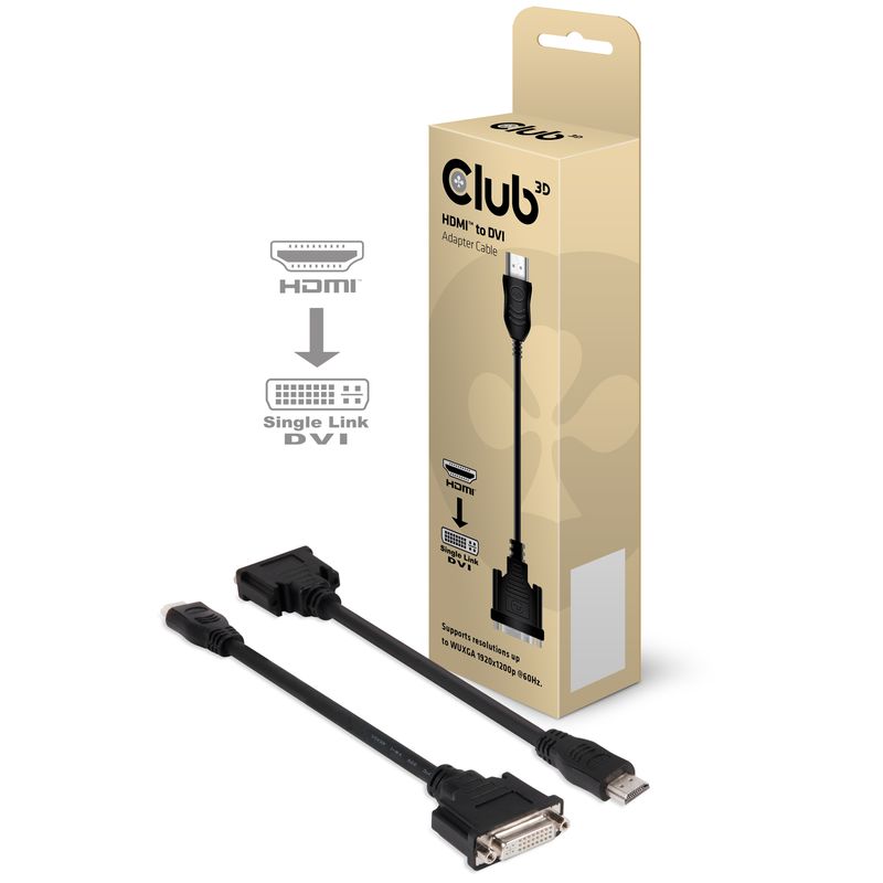 CLUB3D-HDMI-to-DVI-Single-Link-Passive-Adapter