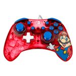 PDP Rock Candy: Mario Punch Rosso, Translucent USB Gamepad Analogico/Digitale Nintendo Switch, Nintendo Switch Lite