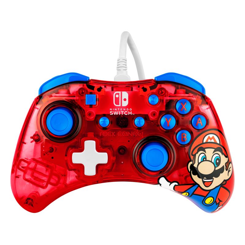 PDP-Rock-Candy--Mario-Punch-Rosso-Translucent-USB-Gamepad-Analogico-Digitale-Nintendo-Switch-Nintendo-Switch-Lite-Nintendo-Switch-OLED