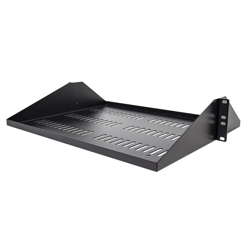 StarTech.com-Mensola-Rack-19-2U---Ripiano-Ventilato-per-Rack-19-pollici-per-Dispositivi-di-rete-non-installabili-a-Rack---Montaggio-centrale---Portata-91kg---Profondita-35cm--SHELF-2U-14-CENTER-V-