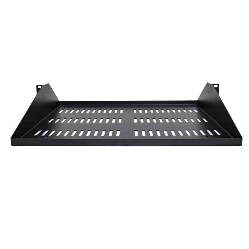 StarTech.com-Mensola-Rack-19-2U---Ripiano-Ventilato-per-Rack-19-pollici-per-Dispositivi-di-rete-non-installabili-a-Rack---Montaggio-centrale---Portata-91kg---Profondita-35cm--SHELF-2U-14-CENTER-V-