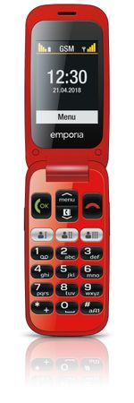 Emporia-ONE-61-cm--2.4--80-g-Nero-Rosso-Telefono-per-anziani