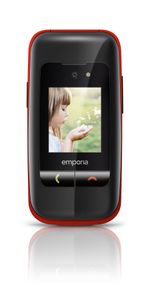 Emporia-ONE-61-cm--2.4--80-g-Nero-Rosso-Telefono-per-anziani