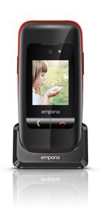 Emporia-ONE-61-cm--2.4--80-g-Nero-Rosso-Telefono-per-anziani