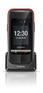 Emporia-ONE-61-cm--2.4--80-g-Nero-Rosso-Telefono-per-anziani