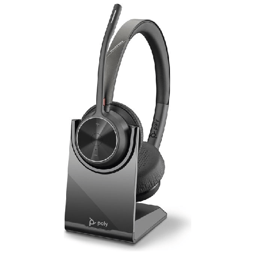 POLY-Voyager-4320-UC-Auricolare-Wireless-A-Padiglione-Ufficio-USB-tipo-C-Bluetooth-Base-di-ricarica-Nero