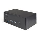 StarTech.com KVM Switch HDMI a 2 porte e doppio monitor 4K 60Hz Ultra HD HDR - Switch KVM per computer desktop HDMI 2