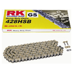 Rk Takasago Catena trasmissione moto 428HSB Nero passo 428 136 maglie