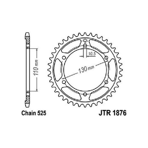 Jt JTR1876.43ZBK Corona 1876 Z43Zbk Suzuki GSX-R 600 11-