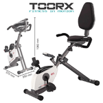 TOORX BRX R COMPACT Cyclette Recumbent magnetica orizzontale richiudibile