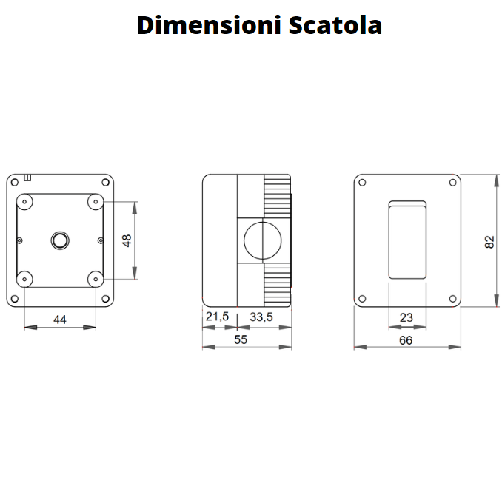 Gewiss-scatola-parete-grigia-ip40-1-posto-gw27001