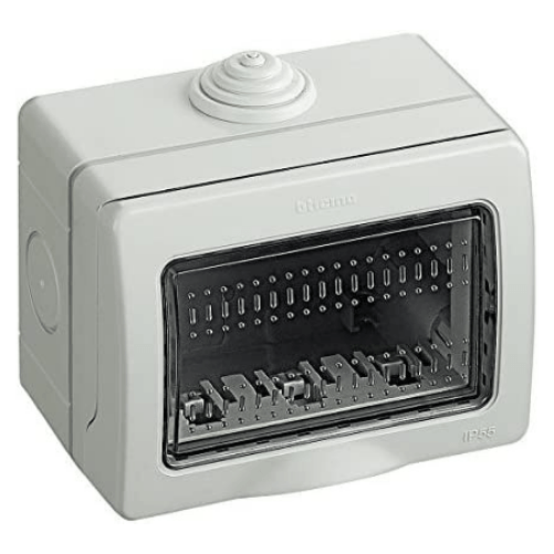 Bticino-matix-magic-scatola-parete-grigia-ip55-stagna-3-posti-25503