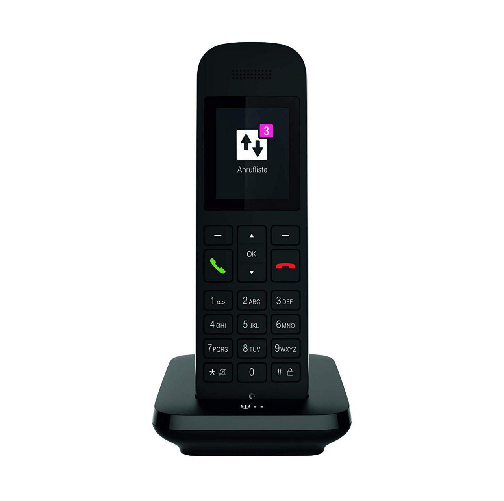 Telekom-Sinus-12-con-base-nero--telefono-cordless-