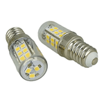 LEDLUX 2 Pezzi di Lampade Led E14 DC 12V 24V 4W Per Luce Cimitero Segnalazione Fotovoltaico Barche Camion (Bianco Freddo 6000k)