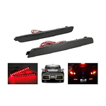 Kit 2 Fanali Posteriori A Led Nero Fume Per Mazda 3 Axela BK Sostituzione Riflettore Catarifrangente Originale