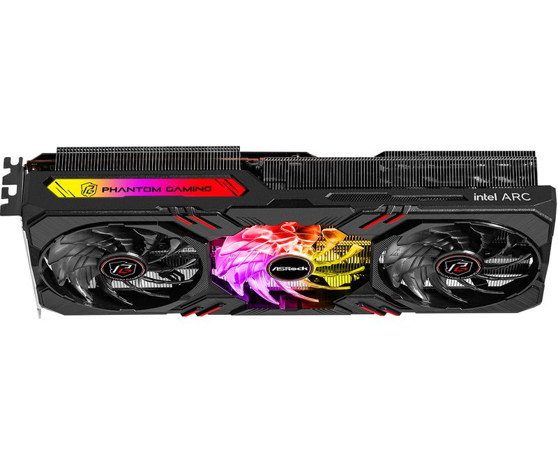 Asrock-Intel-Arc-A770-Phantom-Gaming-16GB-OC-16GB-DDR6-PCIe4-HDMI-3-DP-2200MHz-Clock-0dB-Cooling-RGB-Overclocked