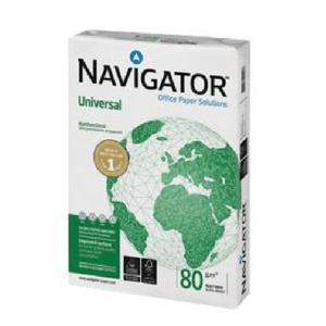 Navigator Universal Carta Premium per ufficio, Formato A4, 80 gr, Confezione da 5 risme da 500 Fogli