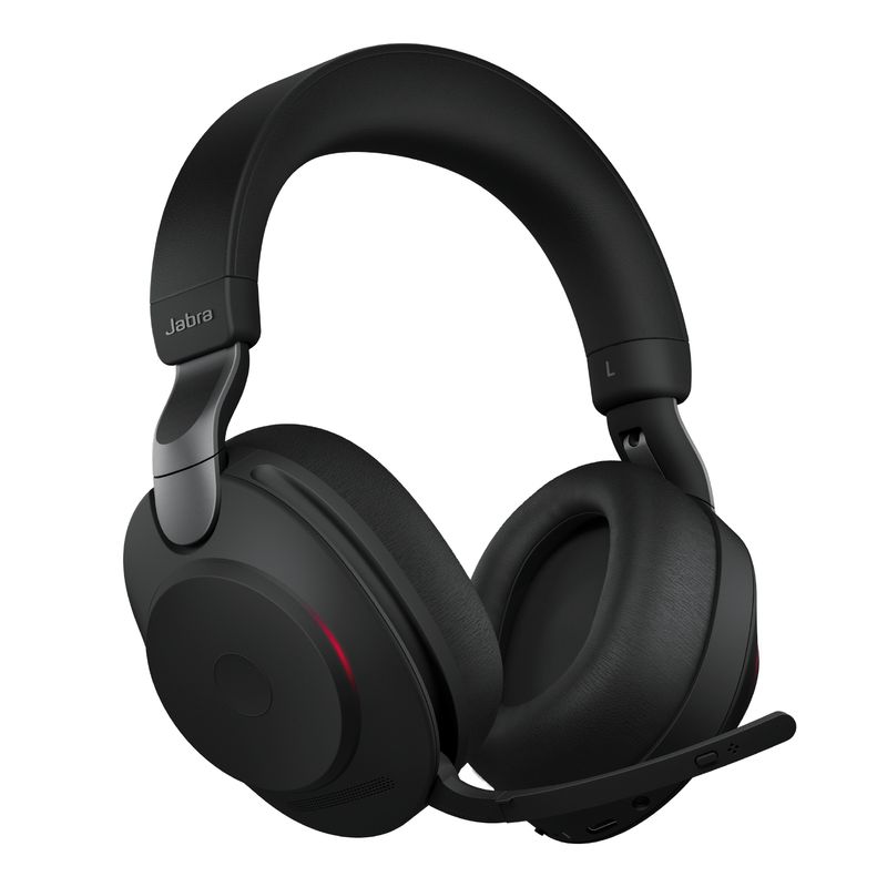 Jabra-Evolve2-85-UC-Stereo-Auricolare-Con-cavo-e-senza-cavo-A-Padiglione-Ufficio-USB-tipo-C-Bluetooth-Nero