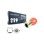 10 Pezzi Lampada Alogena 12V, Ricambio Lampade Per Auto e Moto (PY21W BA15S Arancione 12V 21W)