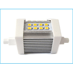 Lampada Led R7S Lineare 78mm 7W=60W 32 Smd 2835 Bianco Caldo 2800K