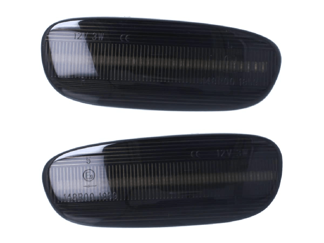 CARALL Kit Freccia Laterale a Led, Compatibile Con Subaru Impreza GC GM GF 1993-2001, OEM 84401FA050, Luce Arancione Dinamica Lente Fume