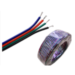 100 Metri Cavo Filo Elettrico Piattina Quadri Polare 4X0,25 mmq Cavo di Prolunga Per Striscia Led RGB