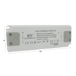 Alimentatore Trasformatore CV 40W 24V 1,67A Super Slim Solo 19mm Spessore