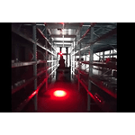 Lampada Faretto Led Per Carrelli Elevatori Muletti Luci Rosso 9V-60V 20W Sicurezza Movimento Magazzino Per Pedoni