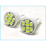 Lampada Led T10 W5W 8 Smd Frontale Bianco Luci di Posizione 12V