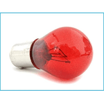 CARALL 10 Pezzi Lampada Alogena 12V, Ricambio Lampade Per Auto e Moto (P21/5W BAY15D Rosso 12V 21/5W)