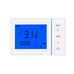 Termostato Con Display LCD Tasti Touch Rettangolare Standard 503 Programma Settimanale Per Caldaia A Gas Alimentato Con 2 Batterie AA