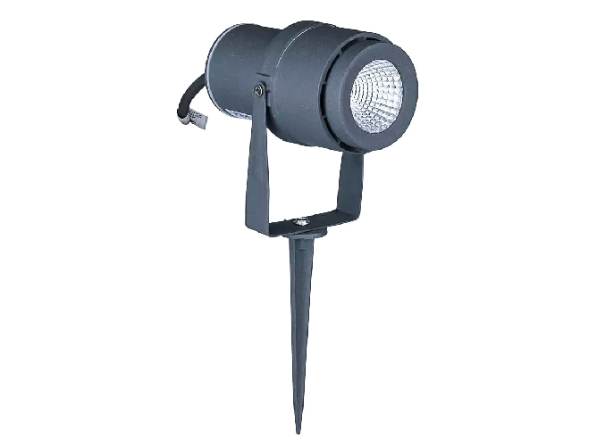 Faretto LED da Giardino 12W con Picchetto Colore Grigio 3000K IP65 SKU-217550