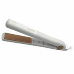 Piastra per Capelli 30W Riscaldamento Rapido con Piastre da 10cm in Ceramica Max 200 gradi con Cavo Girevole a 360 per Capelli Lisci Bianco