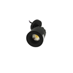 Faro Lampada Led Da Soffitto Parete Muro 10W Bianco Neutro Corpo Nero Angolo Luce Regolabile Da 24 a 60 Gradi 220V