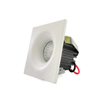 Lampada Mini Faretto Led Da Incasso Da Soffitto Cob 3W Bianco Caldo Quadrato Foro 40mm 38 Gradi