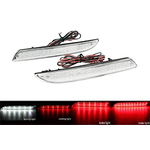 Kit 2 Fanali Posteriori A Led Trasparente Honda CR-Z ZF1 Jazz Insight Acura TSX Rear Bumper Reflector Light