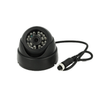 Telecamera 4 Pin Orientabile Snodabile 12V Visione Notturno Con 24 Led Per Interno Camion Furgone Lungo Camper Tir Casa