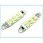 Lampadina Siluro Led 12V T11 Particolare Con Gancio 38mm 6 smd 3528