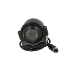 Telecamera Retromarcia 4 Pin Orientabile Notturno 12V Con 12 Led IP67 Interno Esterno Camion Furgone Lungo Camper Tir