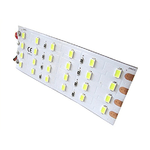 Pannello Plafoniera Led Flessibile 24V 8W Bianco 10cm Per Luci Abitacolo Cassone Cabina Camion Barca 24V (3000K)