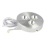 Mini Plafoniera Luce Led Slim 3W 12V Bianco Neutro Per Camper Specchiere Bagno Anche Da Incasso Foro 60mm