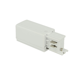 Kit Connettore Alimentazione e Terminale Chiusura Colore Bianco Per Binario Guida Trifase CB40103