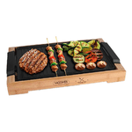 A2ZWORLD Piastra Grill Elettrica 2000W per Grigliata, Grigliatore con Rivestimento Antiaderente