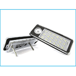 CARALL LE1778 Kit Luci Targa Led Compatibile Con Audi A6 C5 4B Avant Wagon 1998-2005 Bianco Canbus No Errore - 2 Pezzi